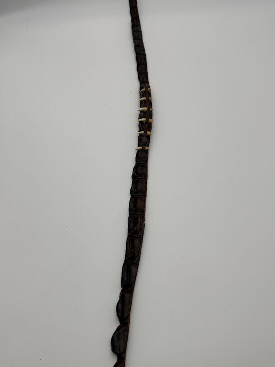 Vintage Alligator Teeth Belt Tribal Style main image 5